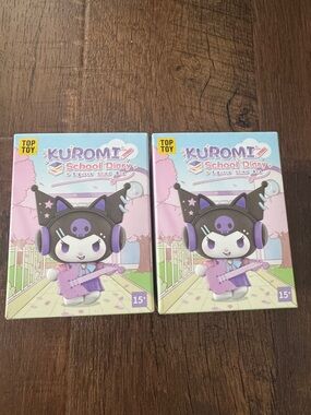 Kuromi School Diary Purple Collectible Figure